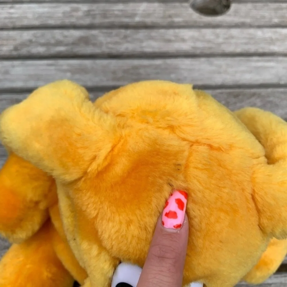 Vintage Kodak‎ Kolorkins Plush Snap 1989 Stuffed Animal Yellow 8